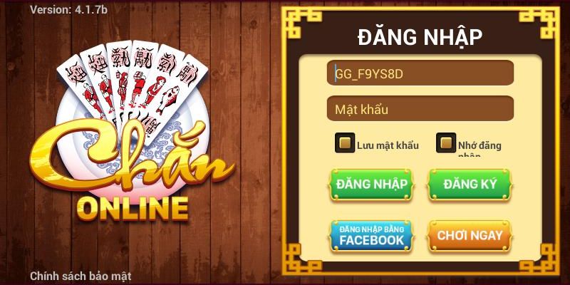 Thuật ngữ cách chơi bài chắn online